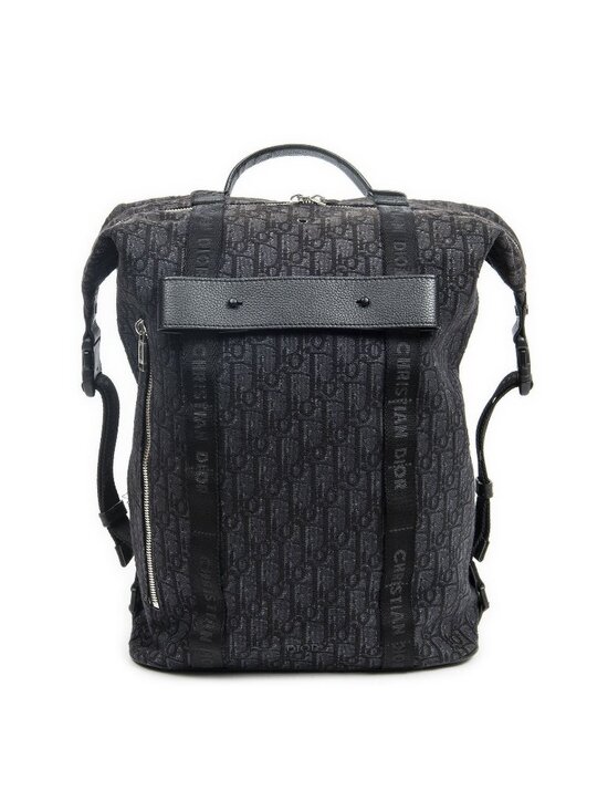 Dior Safari Backpack Black Oblique Peacock Canvas main image 5